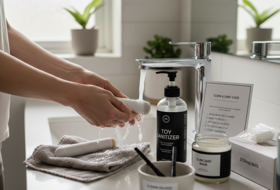 How to Clean and Care for Your Adult Toys the Right Way