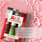 JO Tri-Me Triple Pack Flavours Gift Set - Strawberry, Watermelon and Tropic Passion Flavoured Lubes - 3 Pack - Hush Store Sydney 