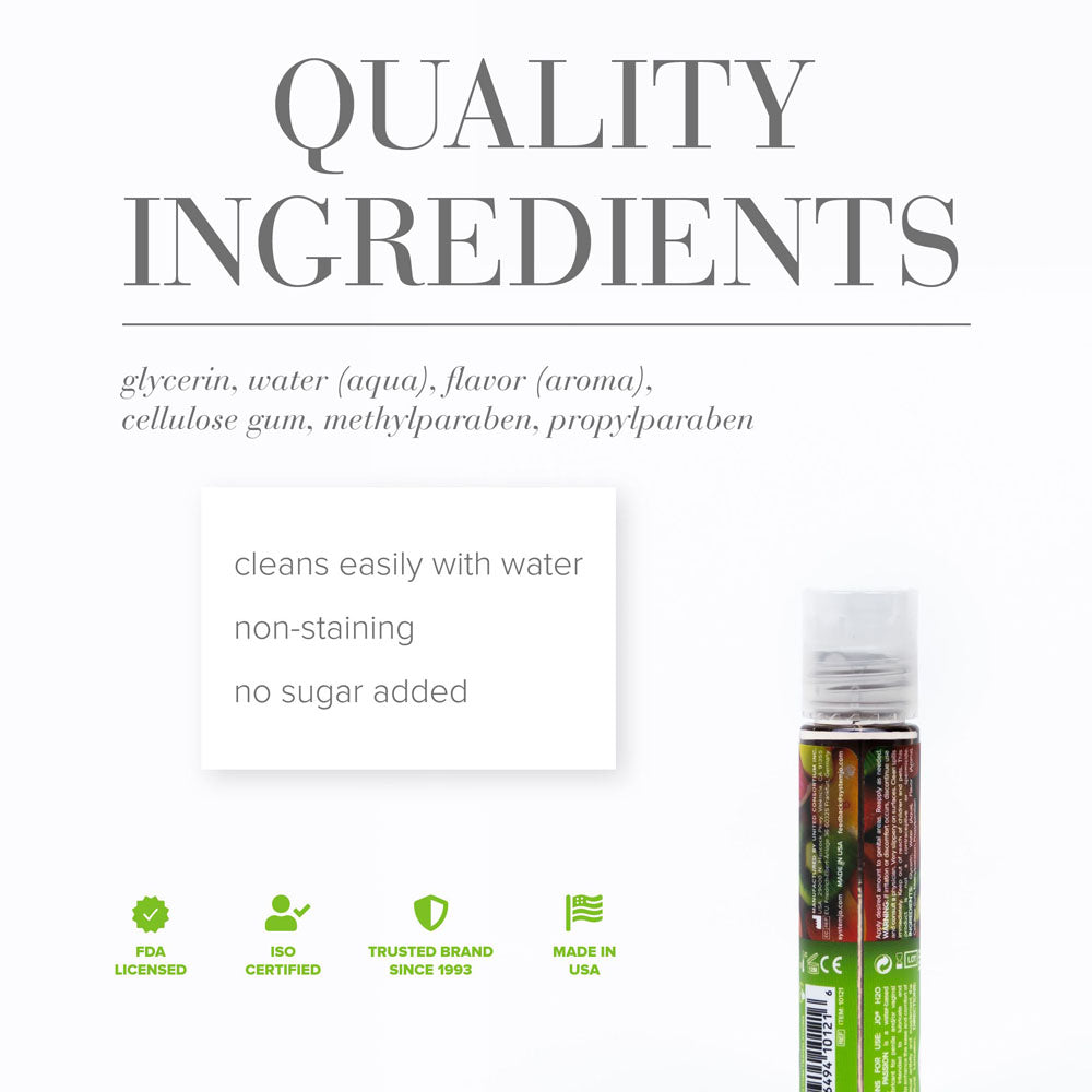 JO H2O Tropical Passion Lube - 30 mL - Tropical Flavoured Water Based Lubricant - 30 ml Bottle - Hush Store Sydney 