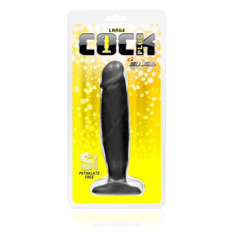 Cock Plug Large Black - Hush Store Sydney 