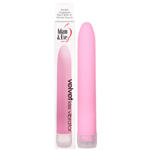Adam & Eve Velvet Kiss Vibrator - Pink 15.2 cm (6'') Vibrator - Hush Store Sydney 