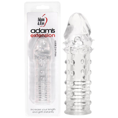 Adam & Eve Adam's Extension - Clear Penis Sleeve - Hush Store Sydney 