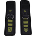 Fort Troff - Tactical Wrist Cuffs - Black/Green Restraints - Hush Store Sydney 
