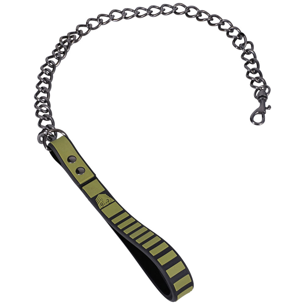 Fort Troff - Tactical Collar & Leash - Black/Green Restraint - Hush Store Sydney 