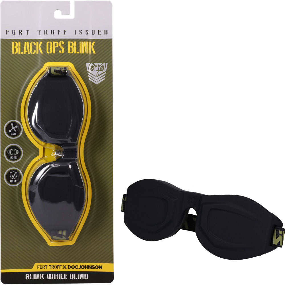 Fort Troff - Black Ops Blink - Black Eyemask Restraint - Hush Store Sydney 