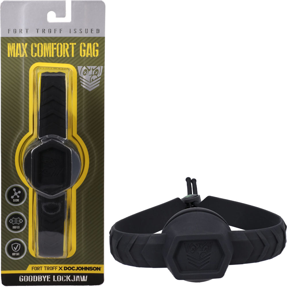 Fort Troff - Max Comfort Gag - Black Mouth Restraint - Hush Store Sydney 