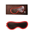 Adam & Eve Scarlet Couture Blindfold - Black/Red Blindfold - Hush Store Sydney 