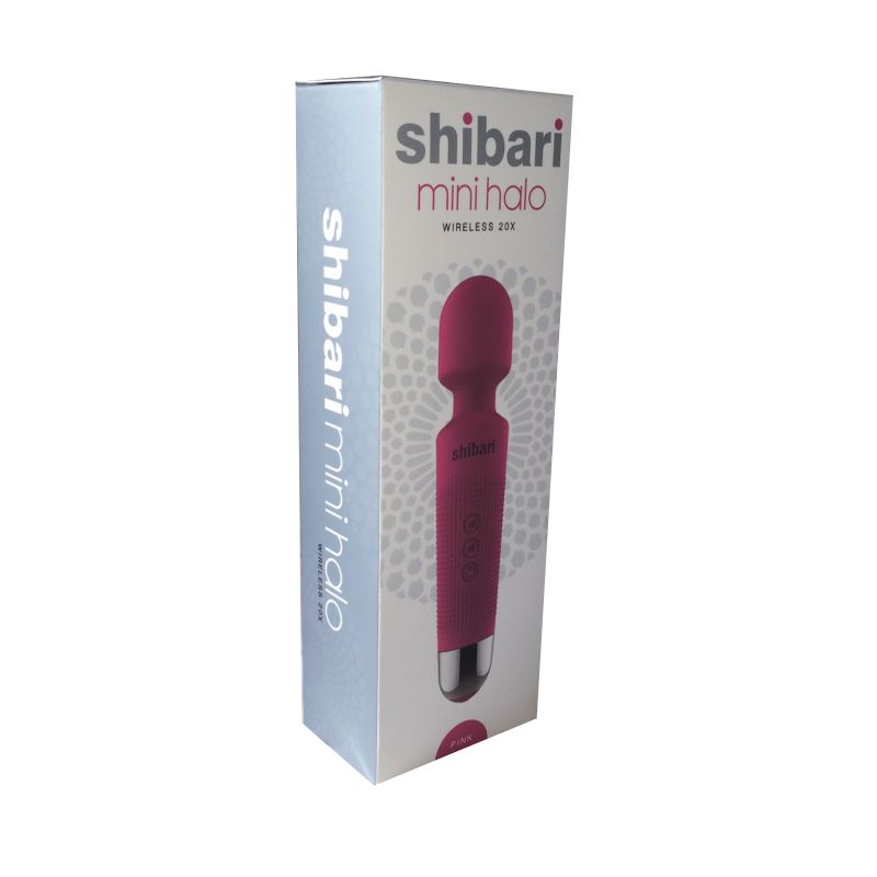 Shibari Mini Wand Halo 20X Pink - Hush Store Sydney 
