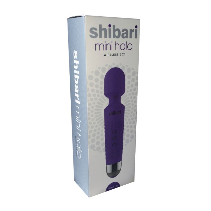 Shibari Mini Wand Halo 20X Purple - Hush Store Sydney 