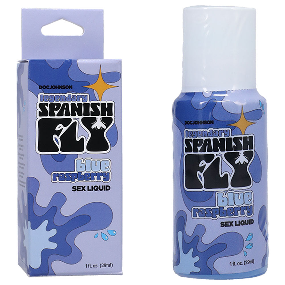 Spanish Fly Sex Liquid - Blue Raspberry - Aphrodisiac Enhancer - 29 ml Bottle - Hush Store Sydney 