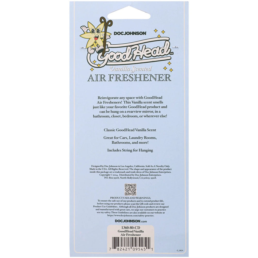 GoodHead Air Freshener - Vanilla - Vanilla Scented Air Freshener - Hush Store Sydney 
