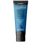 GoodHead Slick Head Glide - Blue Raspberry - Blue Raspberry Flavoured Lubricant - 120 ml Tube - Hush Store Sydney 