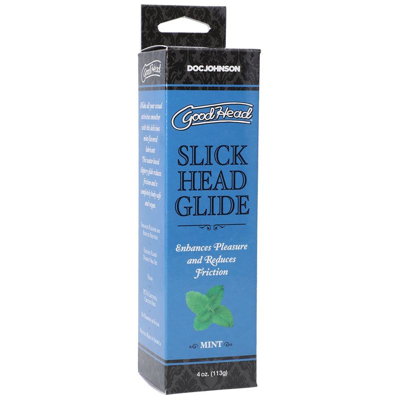 GoodHead Slick Head Glide - Mint - Mint Flavoured Lubricant - 120 ml Tube - Hush Store Sydney 