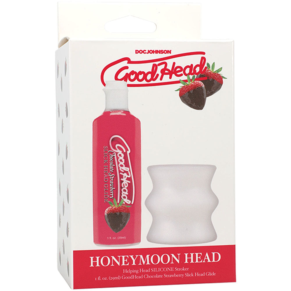 GoodHead Honeymoon Head - Kit - Chocolate Strawberry GoodHead Glide with Helping Head Stroker - Hush Store Sydney 