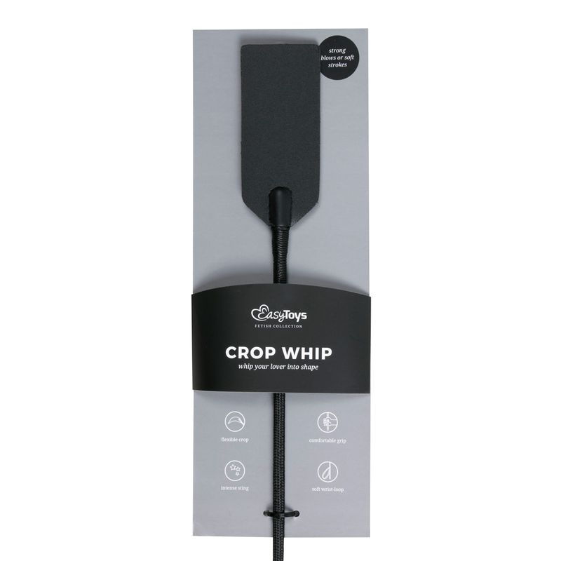 Rectangle Crop Whip Black - Hush Store Sydney 