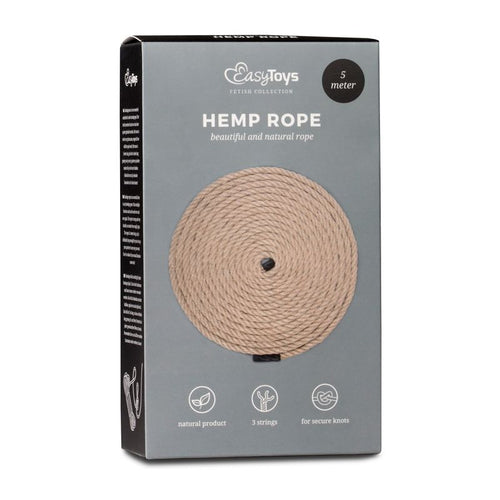Bondage Rope Hemp 5m - Hush Store Sydney 