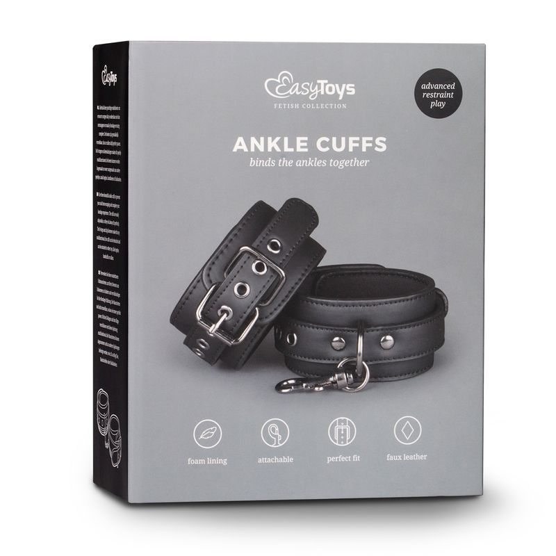 Ankle Cuffs Black - Hush Store Sydney 