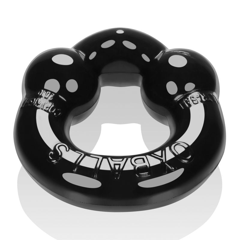 Ultraballs 2 Pk Cockring Black And Clear - Hush Store Sydney 
