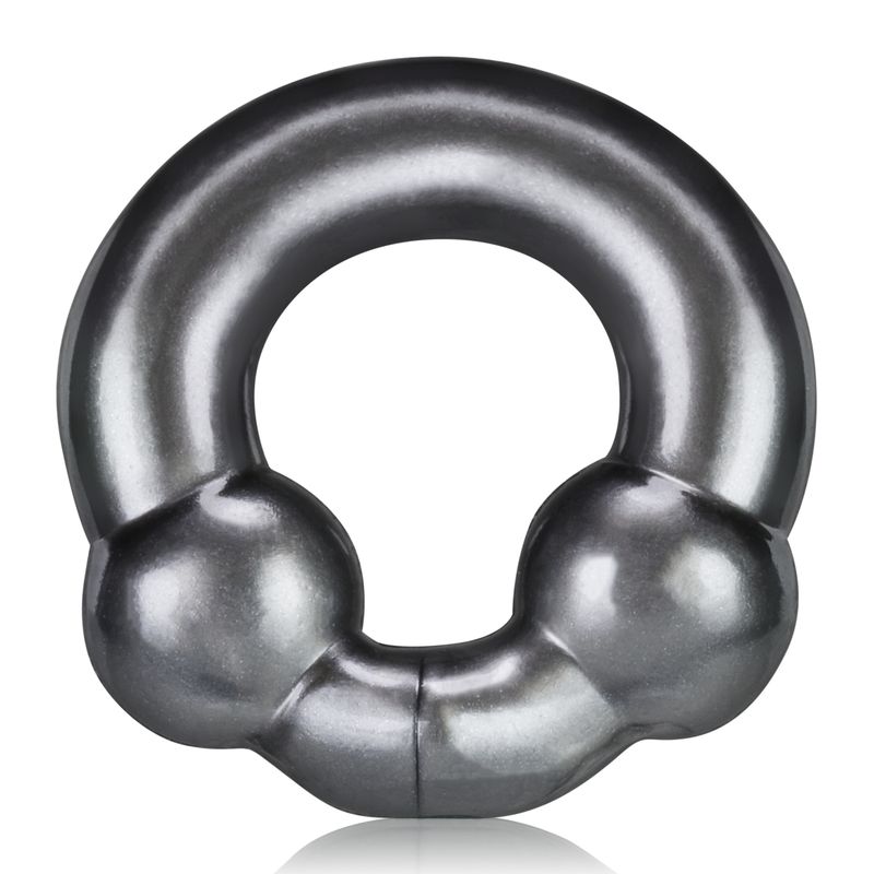 Ultraballs 2 Pk Cockring Black And Clear - Hush Store Sydney 