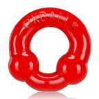 Ultraballs 2 Pk Cockring Steel And Red - Hush Store Sydney 