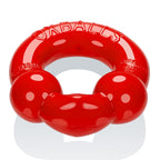 Ultraballs 2 Pk Cockring Steel And Red - Hush Store Sydney 