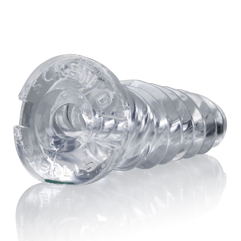 ScrewD Super Squish Corkscrew Jackoff Toy Clear - Hush Store Sydney 
