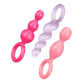 Satisfyer Plugs Booty Call 3 Pc Colour - Hush Store Sydney 