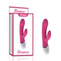 Dreamer 7 Mode Silicone Rechargeable Rabbit Vibrator Pink - Hush Store Sydney 