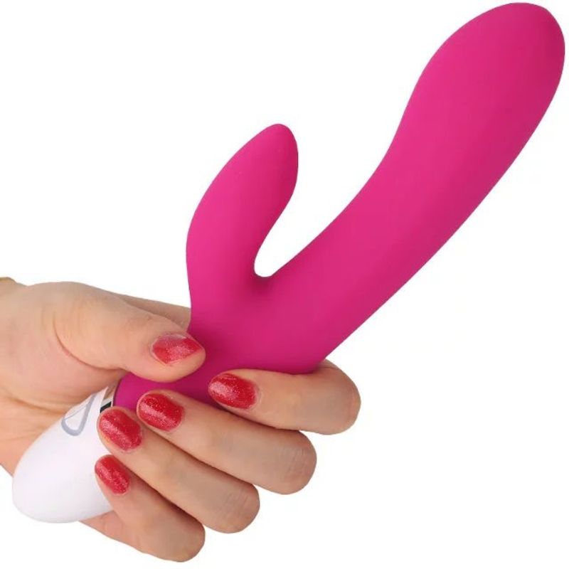 Dreamer 7 Mode Silicone Rechargeable Rabbit Vibrator Pink - Hush Store Sydney