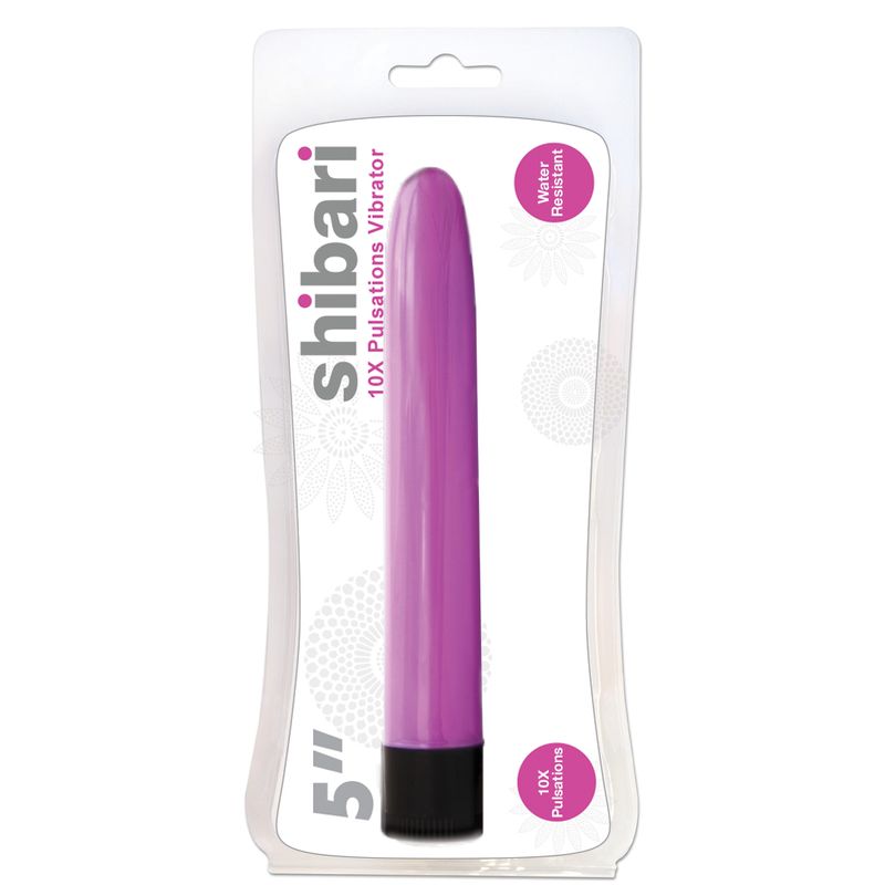 Shibari 10X Pulsations Vibrator 5in Pink