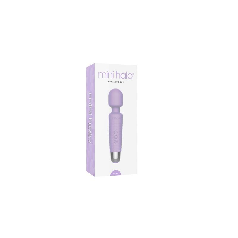 Shibari Mini Wand Halo 20X Lilac - Hush Store Sydney 