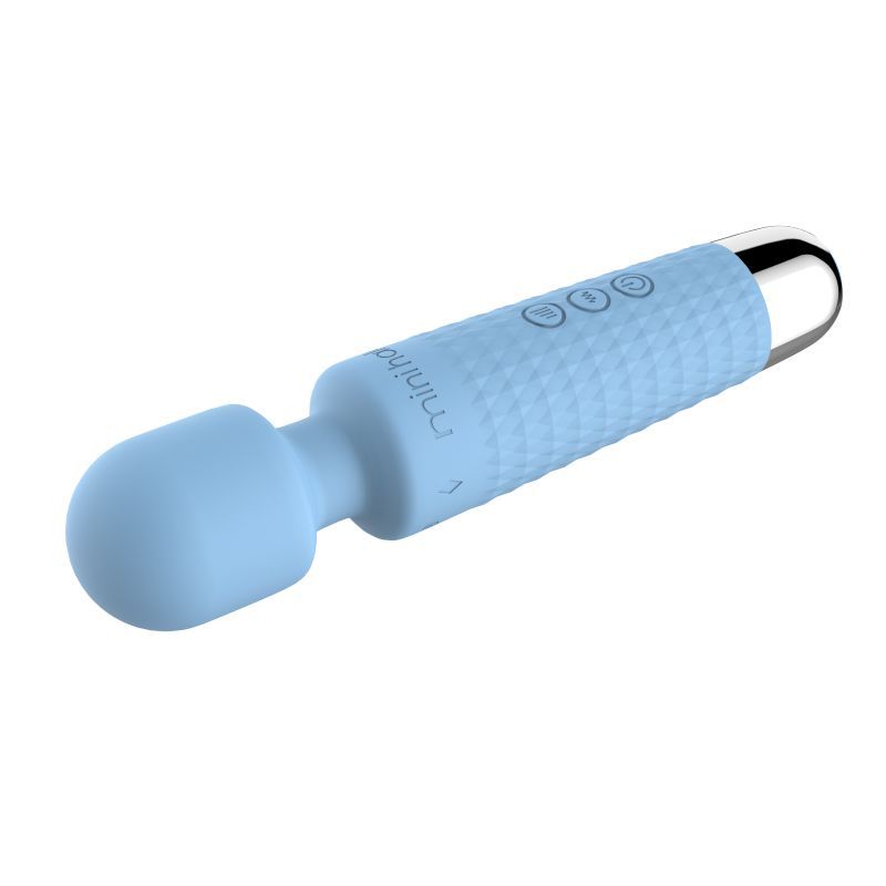 Shibari Mini Wand Halo 20X Powder Blue - Hush Store Sydney 