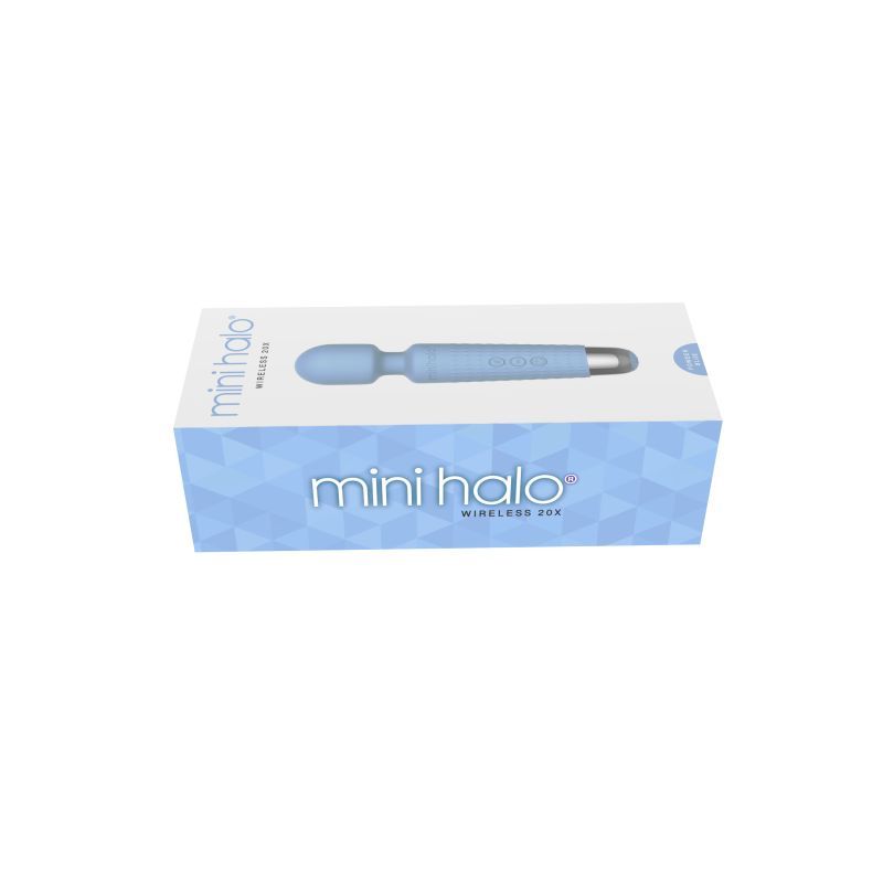Shibari Mini Wand Halo 20X Powder Blue - Hush Store Sydney 