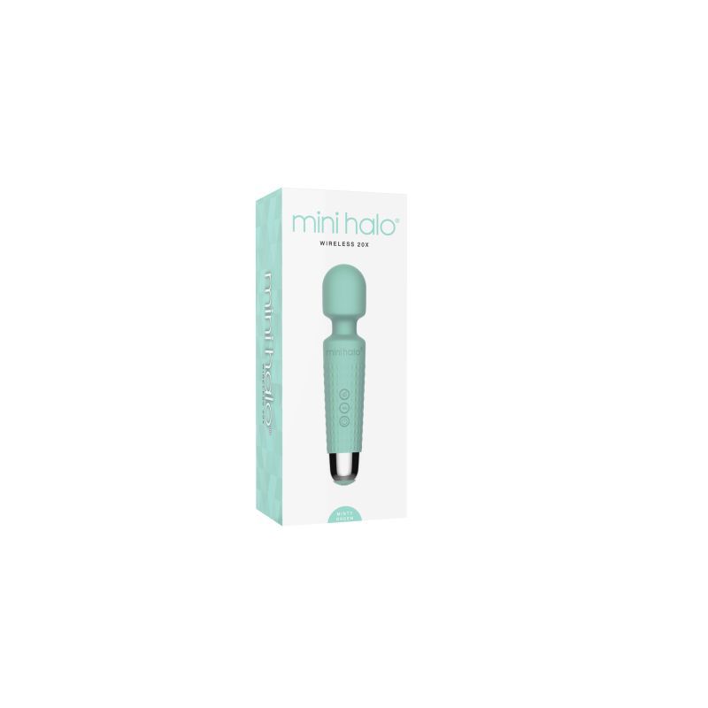 Shibari Mini Wand Halo 20X Minty Green - Hush Store Sydney 