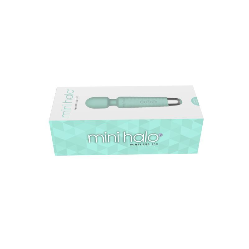 Shibari Mini Wand Halo 20X Minty Green - Hush Store Sydney 