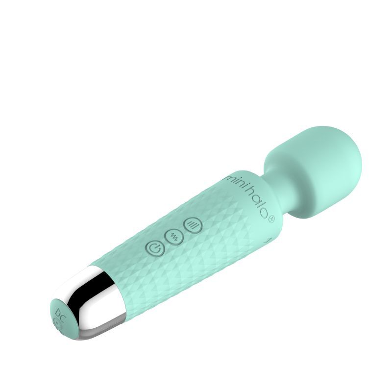 Shibari Mini Wand Halo 20X Minty Green - Hush Store Sydney 
