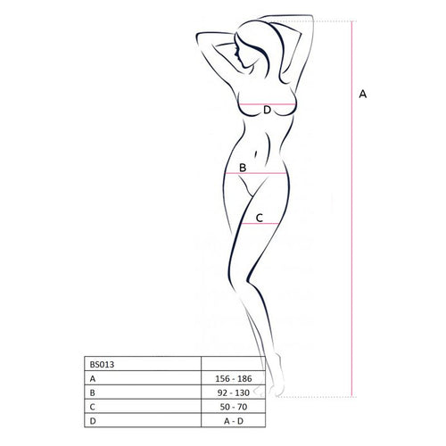 Bodystocking BS013 Black - Hush Store Sydney 