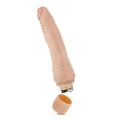 Dr Skin Cock Vibe 7 8.5in Vibrating Cock Beige - Hush Store Sydney 