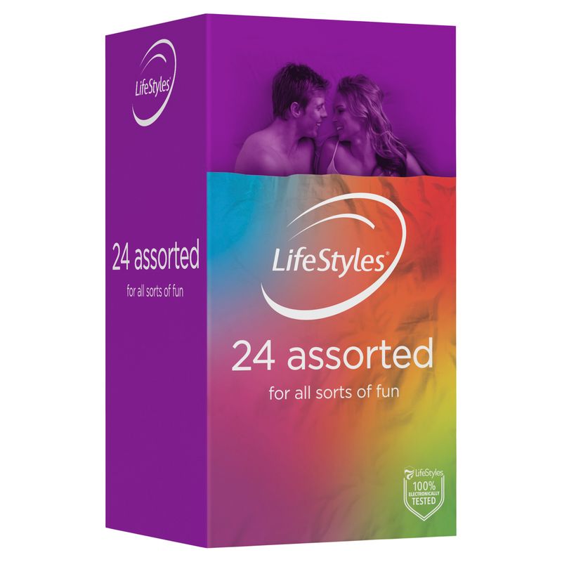 LifeStyles Assorted Condoms 20 - Hush Store Sydney 