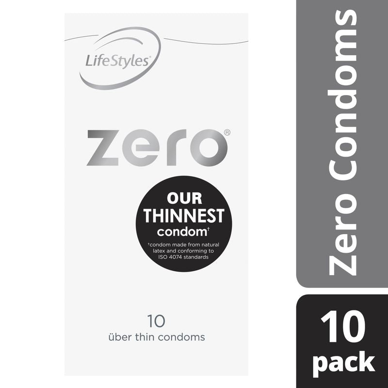 LifeStyles Zero 10 Condoms - Hush Store Sydney 
