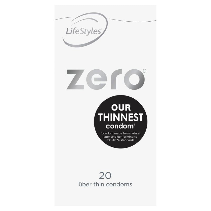 LifeStyles Zero 20 Condoms - Hush Store Sydney 