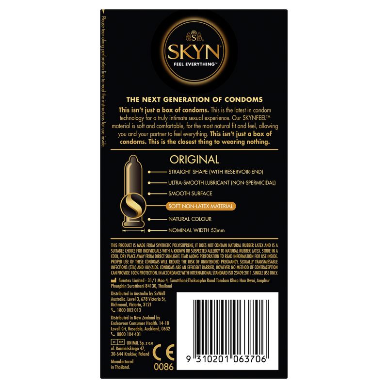 SKYN Original Condoms 20 Pc - Hush Store Sydney 