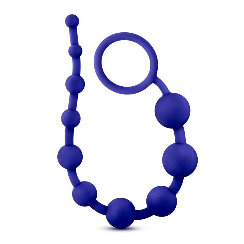 Luxe Silicone 10 Beads Indigo - Hush Store Sydney 