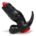 Woof Hollow Plug w Stopper Black Red - Hush Store Sydney 