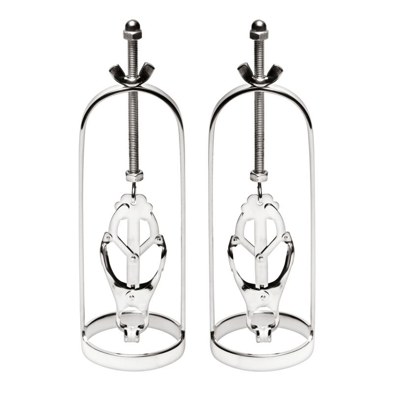 Stainless Steel Clover Clamp Nipple Stretcher - Hush Store Sydney 