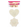 Lace Heart and Flower Nipple Pasties Twin Pk - Hush Store Sydney 