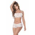 Lace 2 Pc Set White - Hush Store Sydney 