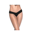 Lace V Back Thong Black - Hush Store Sydney 