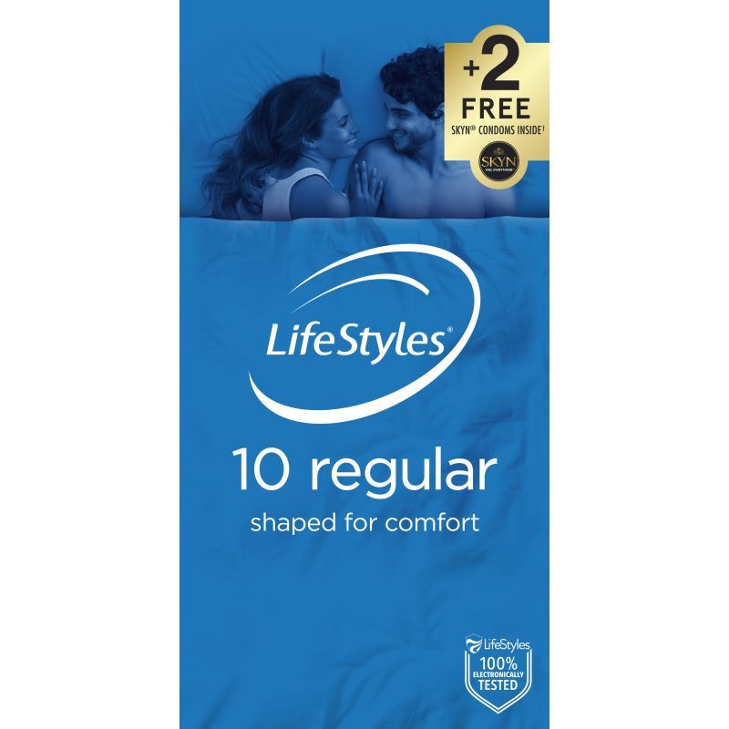 Lifestyles Regular Condoms 10 - Hush Store Sydney 