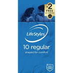 Lifestyles Regular Condoms 10 - Hush Store Sydney 